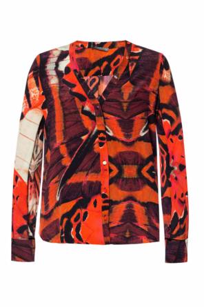 Printed silk top, zdjęcie 1 Printed silk top od Alexander McQueen